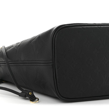 Louis Vuitton Empreinte Monogram Giant Neverfull MM Black 10 of 12