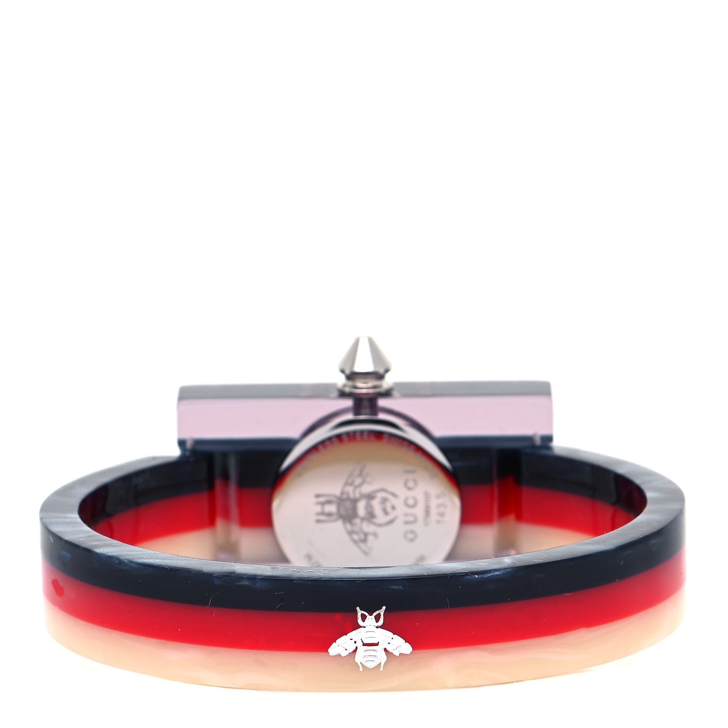 Stainless Steel Plexiglass Mother of Pearl 24mm Quartz Watch