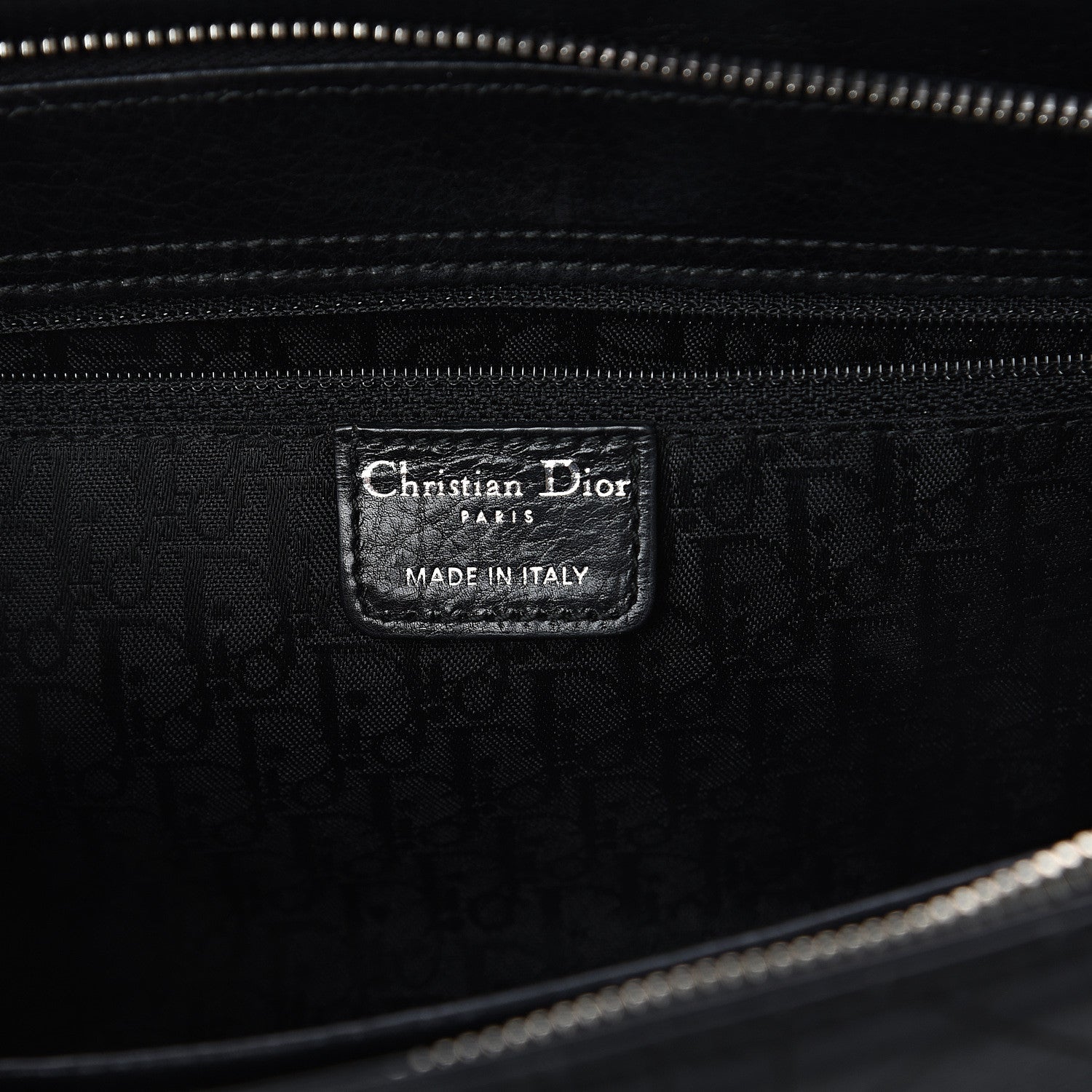 Christian Dior Calfskin Cannage Stitched East West Lady Dior Black 5 of 7