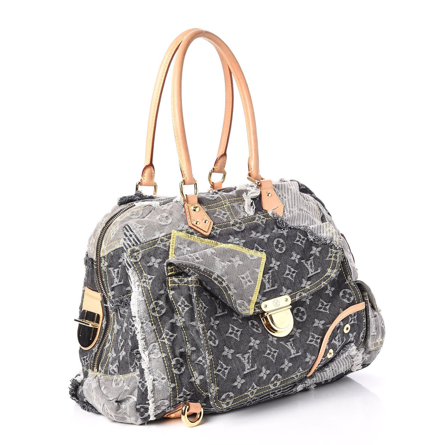 Denim Patchwork Bowly Black