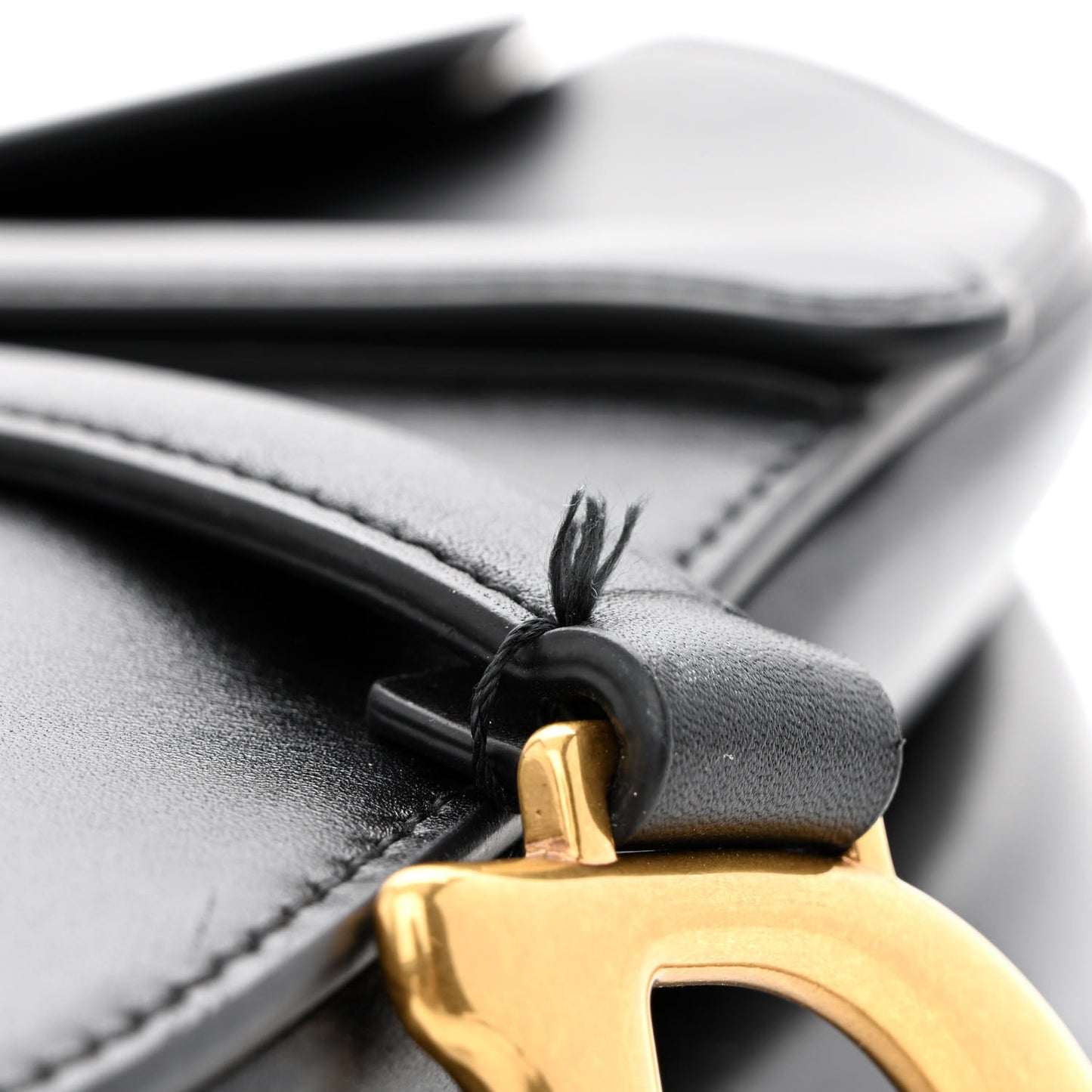 Calfskin Saddle Bag Black