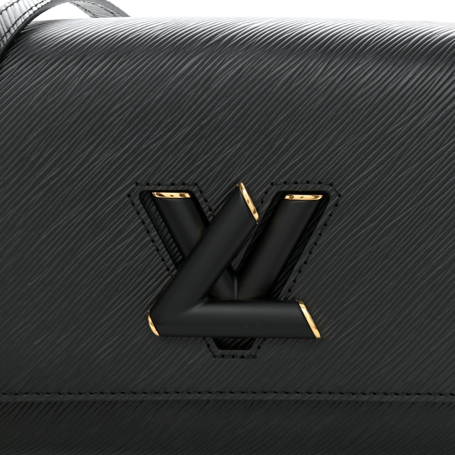 Louis Vuitton Epi Twist Shoulder Bag MM Matte Black 9 of 12