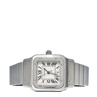 Cartier Stainless Steel 29mm Santos De Galbee Quartz Watch 3 of 7