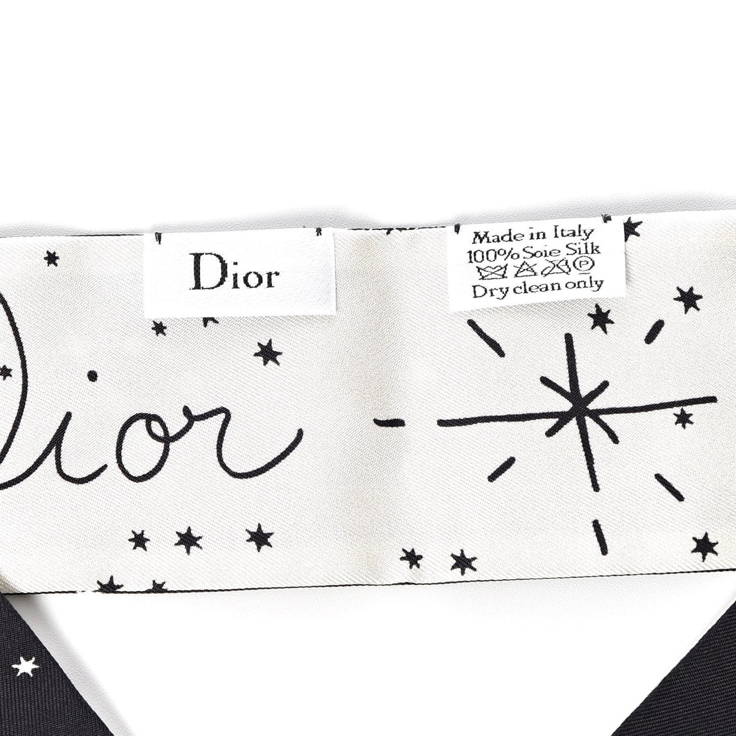 Silk Zodiac Gemini Mitzah Scarf Black