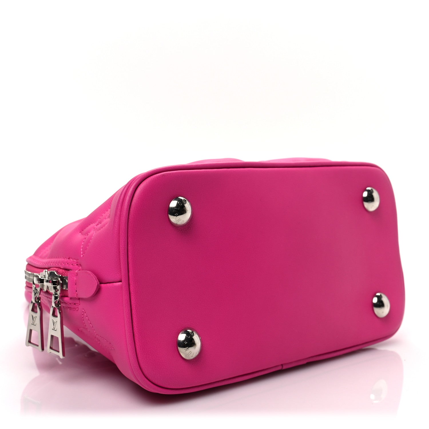 Louis Vuitton Calfskin Bubblegram Alma BB Rose Miami 3 of 9