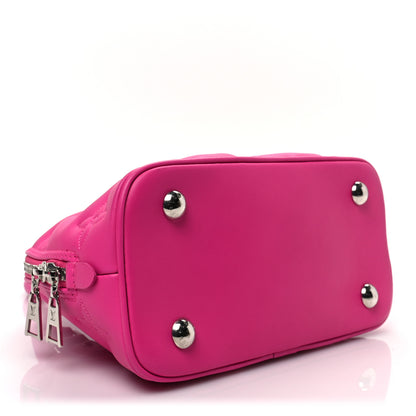 Louis Vuitton Calfskin Bubblegram Alma BB Rose Miami 3 of 9