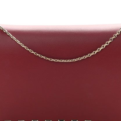 Valentino Garavani Calfskin Rockstud Wallet on Chain Camelia 7 of 11