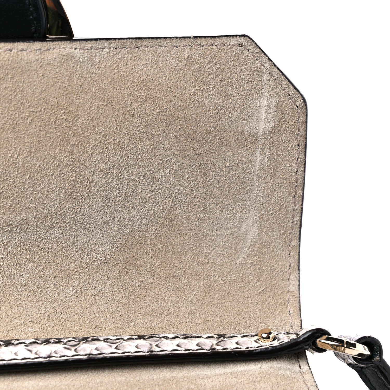 Jimmy Choo Elaphe Snakeskin Printed Madeline Crossbody Bag Roccia 9 of 9