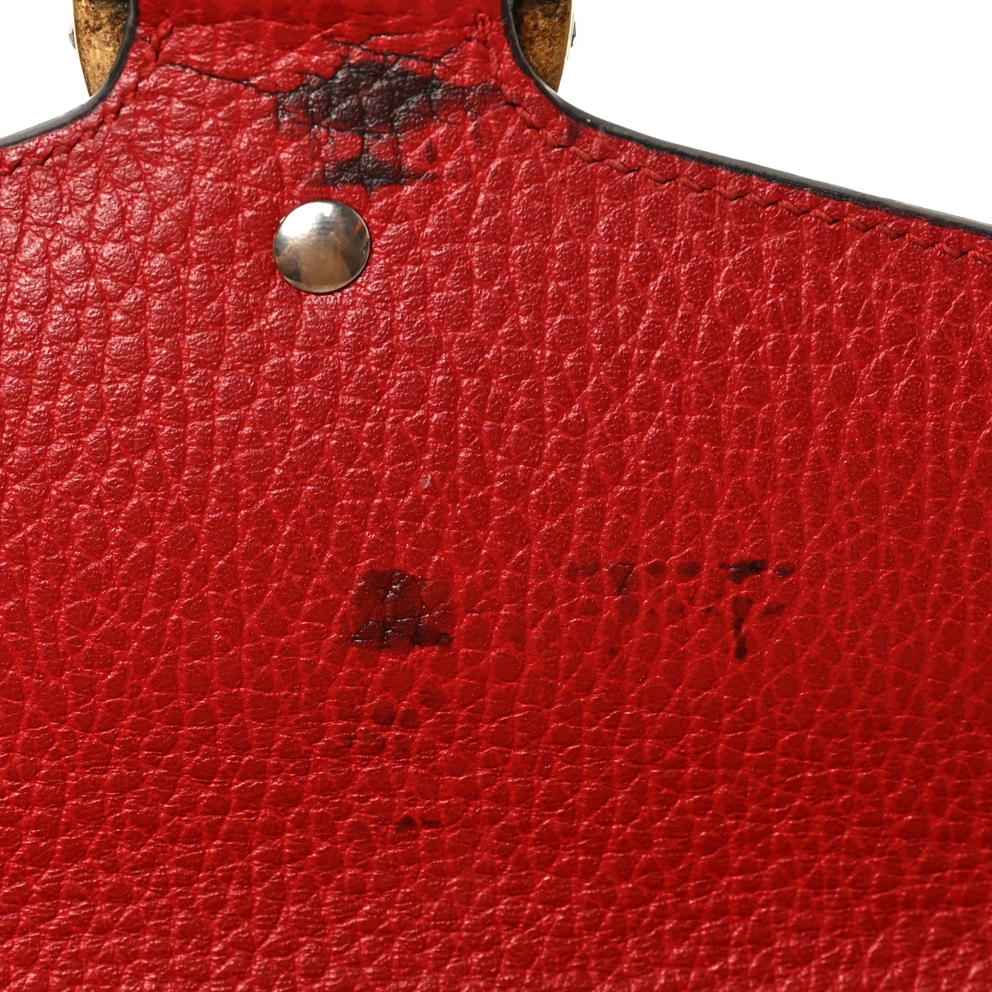 Calfskin Mini Dionysus Chain Wallet Hibiscus Red