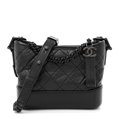 Chanel Aged Calfskin Quilted Small Gabrielle Hobo 1 of 11