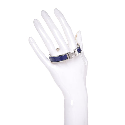 Hermes Enamel Narrow Clic Clac H Bracelet PM Purple 2 of 5