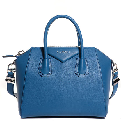 Givenchy Sugar Goatskin Small Antigona Dark Blue 1 of 11