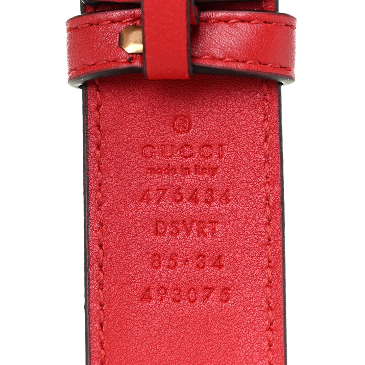 Calfskin Matelasse GG Marmont Belt Bag 85 34 Hibiscus Red
