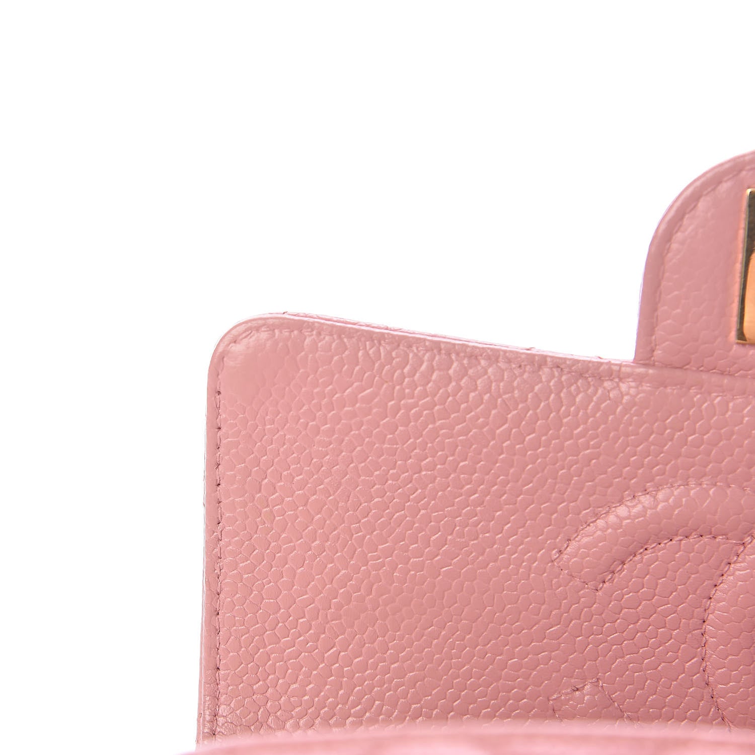 Chanel Caviar Quilted Mini Square Flap Pink 8 of 14