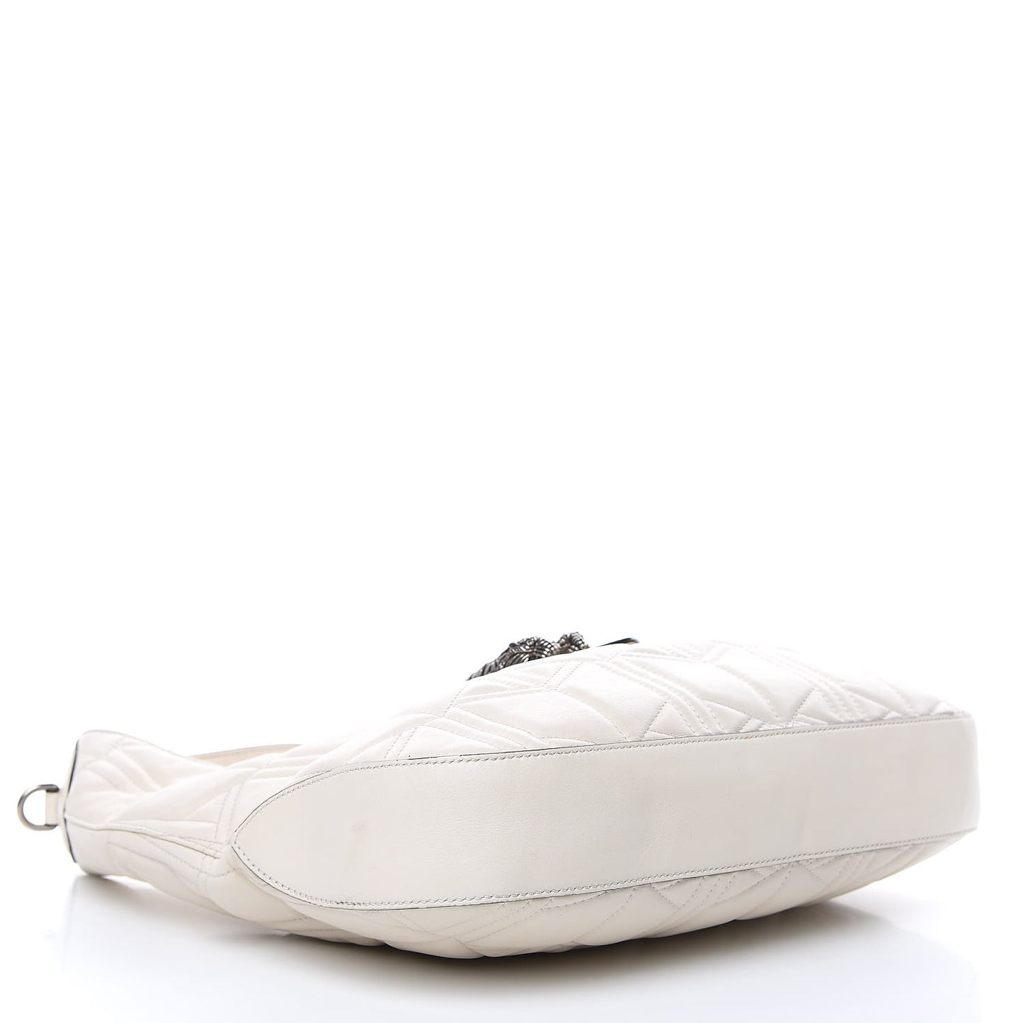 Calfskin Quilted Small Dionysus Hobo White