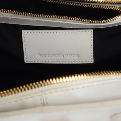 Alexander Wang Calfskin Pelican Satchel White 6 of 9