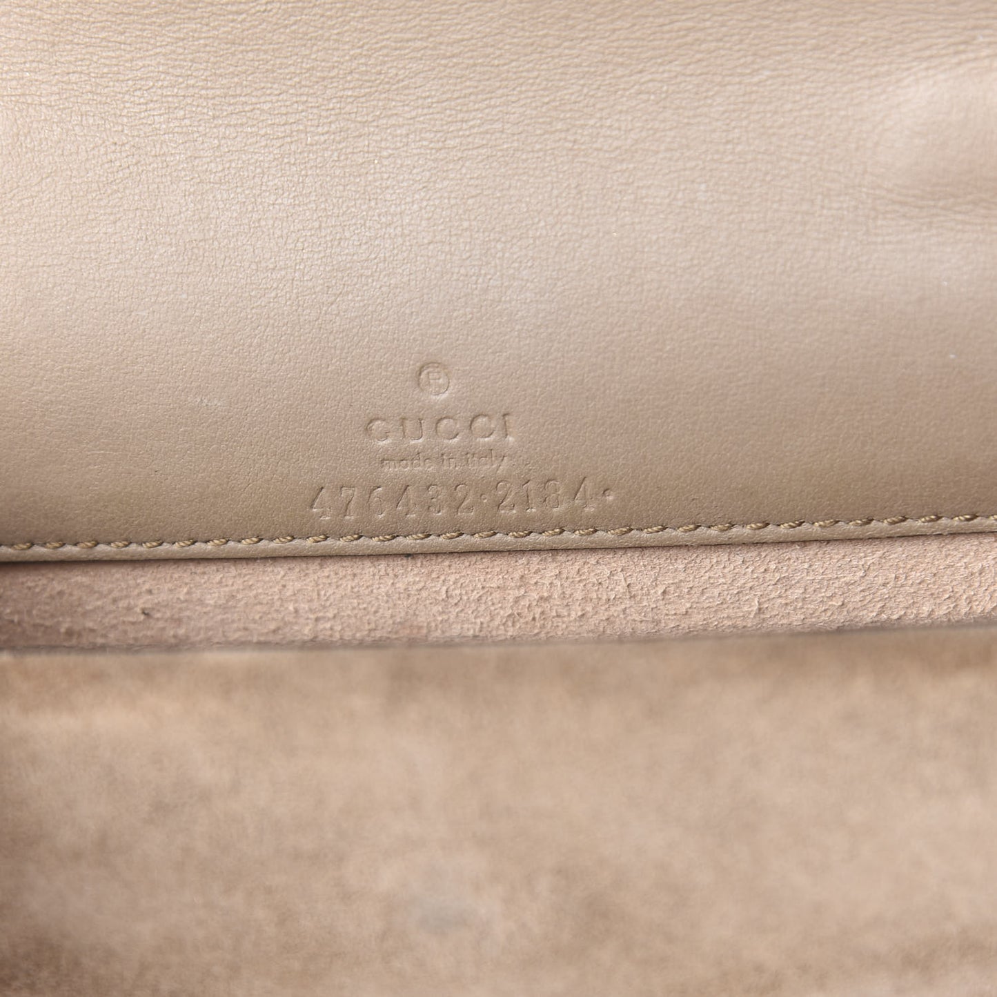 GG Supreme Monogram Super Mini Dionysus Shoulder Bag Taupe