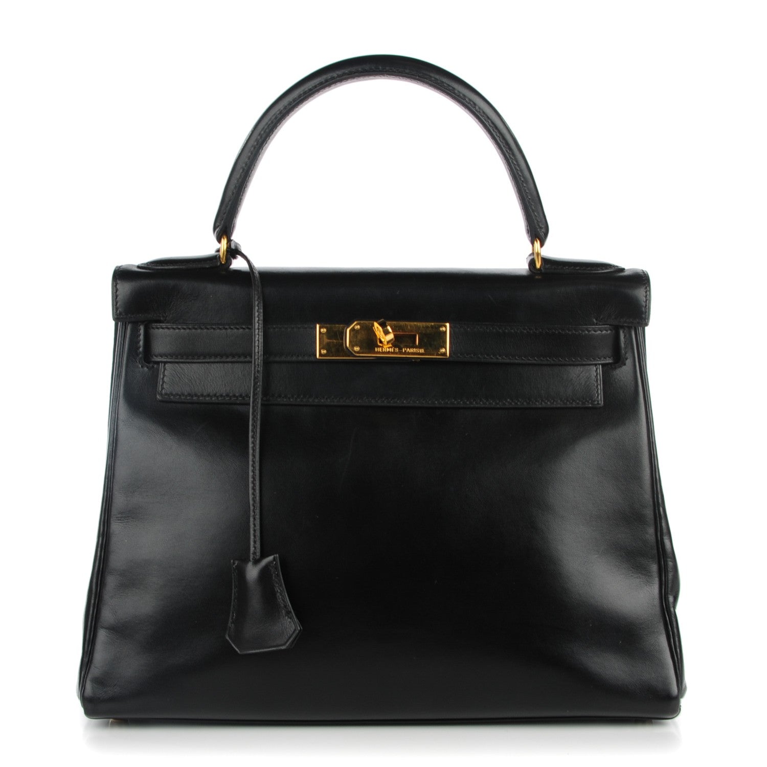 Hermes Box Kelly Retourne 28 Black 1 of 21