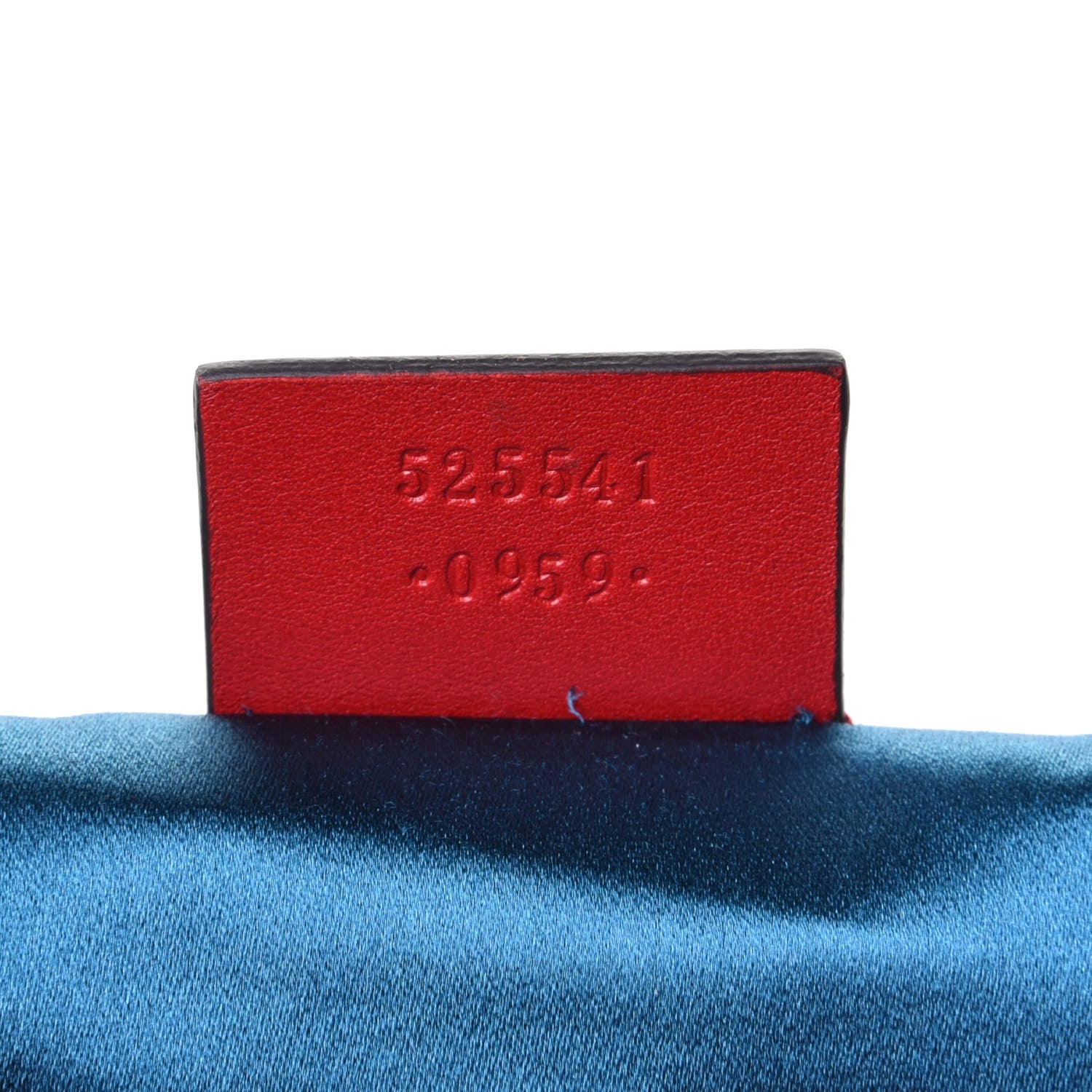 Gucci Velvet Matelasse GG Marmont Zip Pouch Hibiscus Red 7 of 8