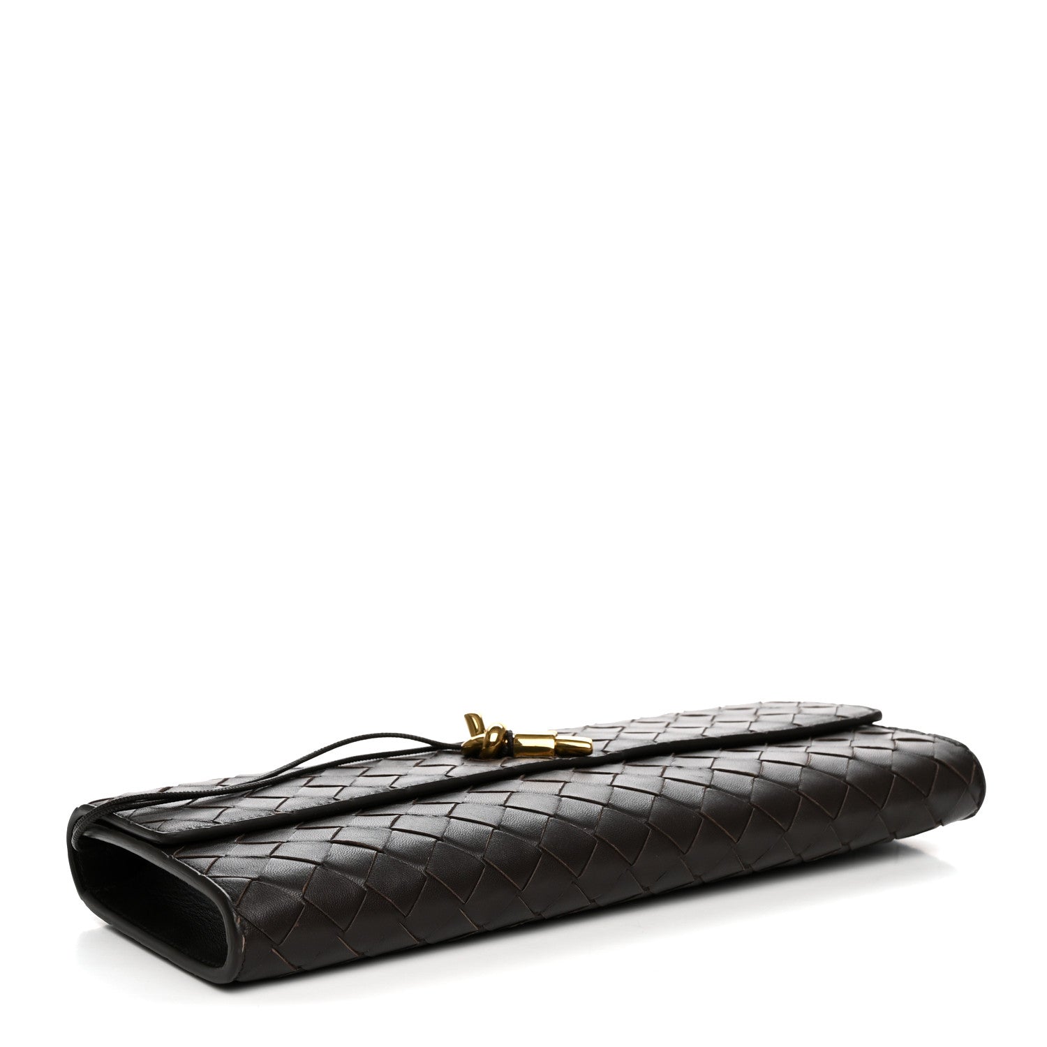 Bottega Veneta Nappa Intrecciato Long Andiamo Top Handle Clutch Fondant 4 of 7