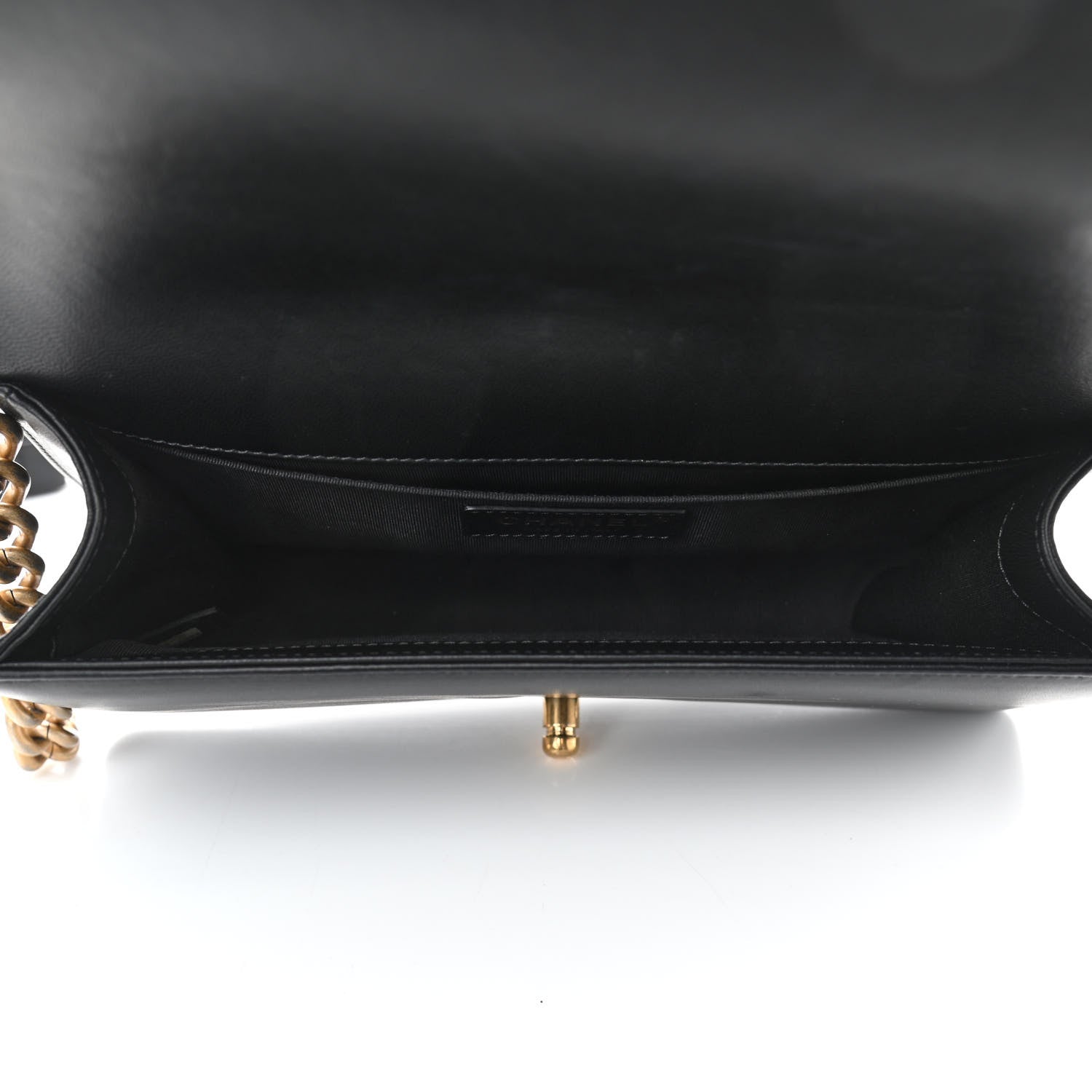 Chanel Lambskin Quilted Medium Boy Flap Black 4 of 10