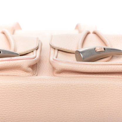 Burberry Calfskin House Check Toggle Shoulder Bag Light Nude 11 of 15