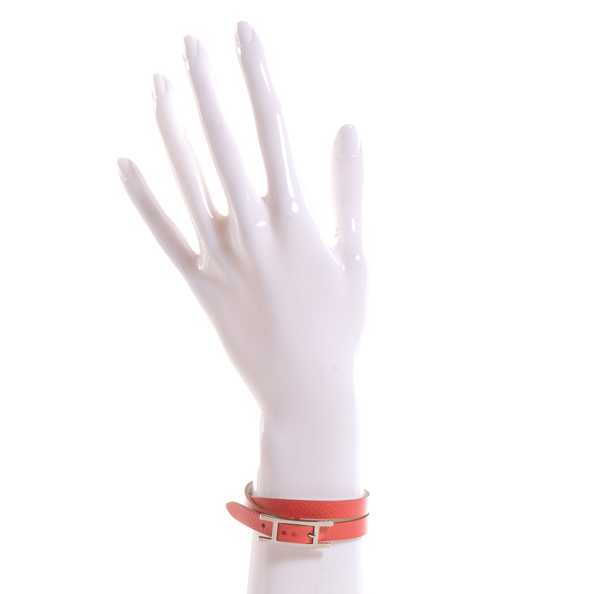 Epsom Behapi Double Tour Bracelet XS Rose Jaipur White
