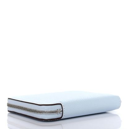 Hermes Epsom Silk'in Compact Wallet Bleu Brume Gris Perle 4 of 7