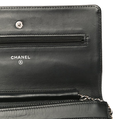 Chanel Caviar Timeless CC Wallet On Chain WOC Black 14 of 17