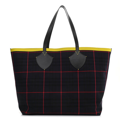 Burberry Vintage Check Medium The Giant Reversible Tote Blue 1 of 15