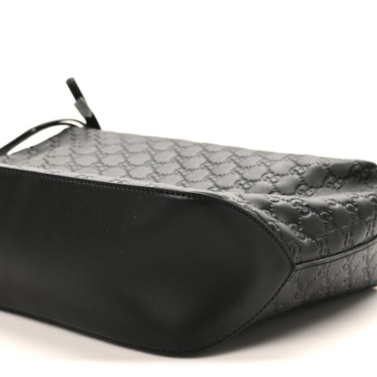 Gucci Guccissima Signature Large Linea A Hobo Black 10 of 12