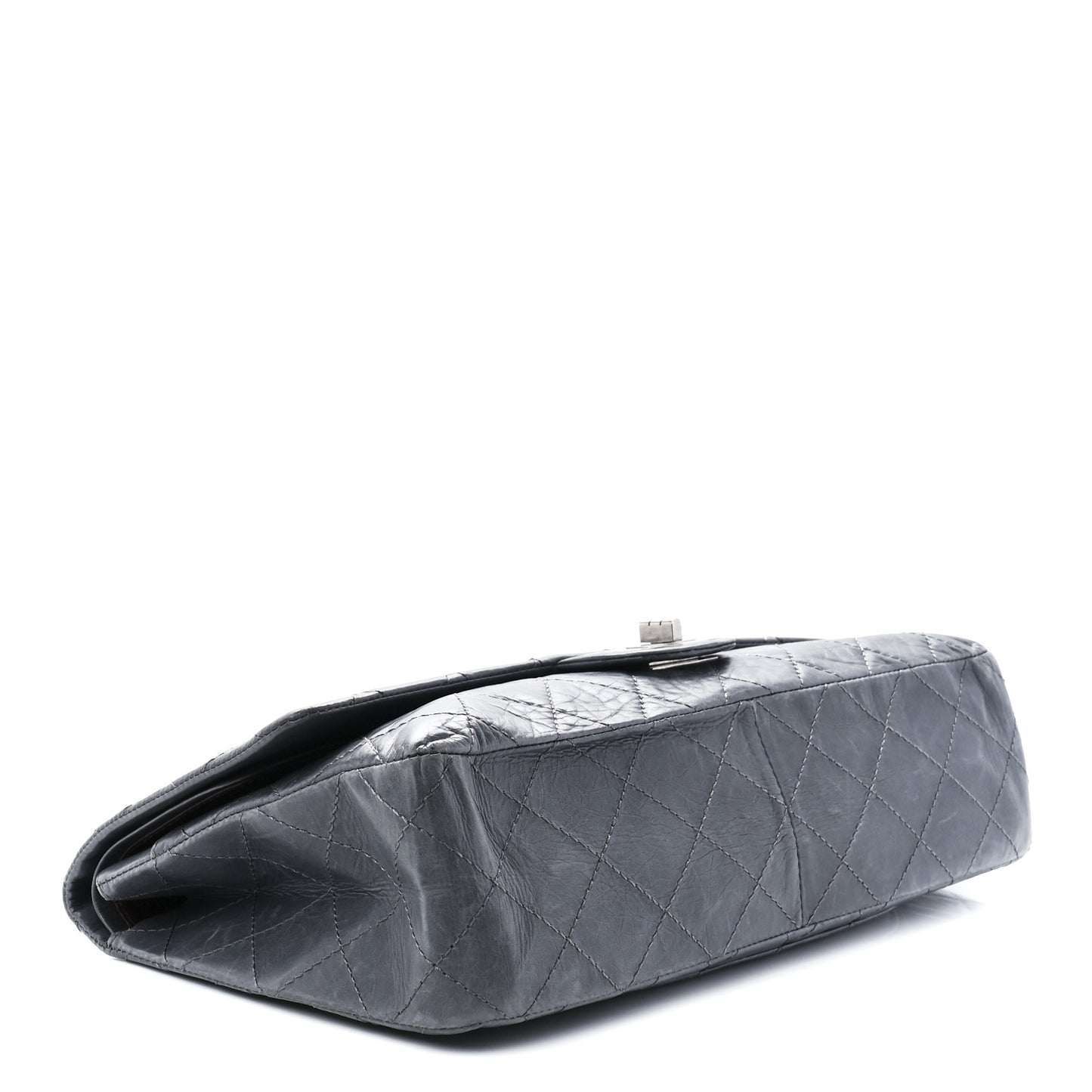 Aged Calfskin Quilted 50th Anniversary 2.55 Reissue 227 Flap Grey