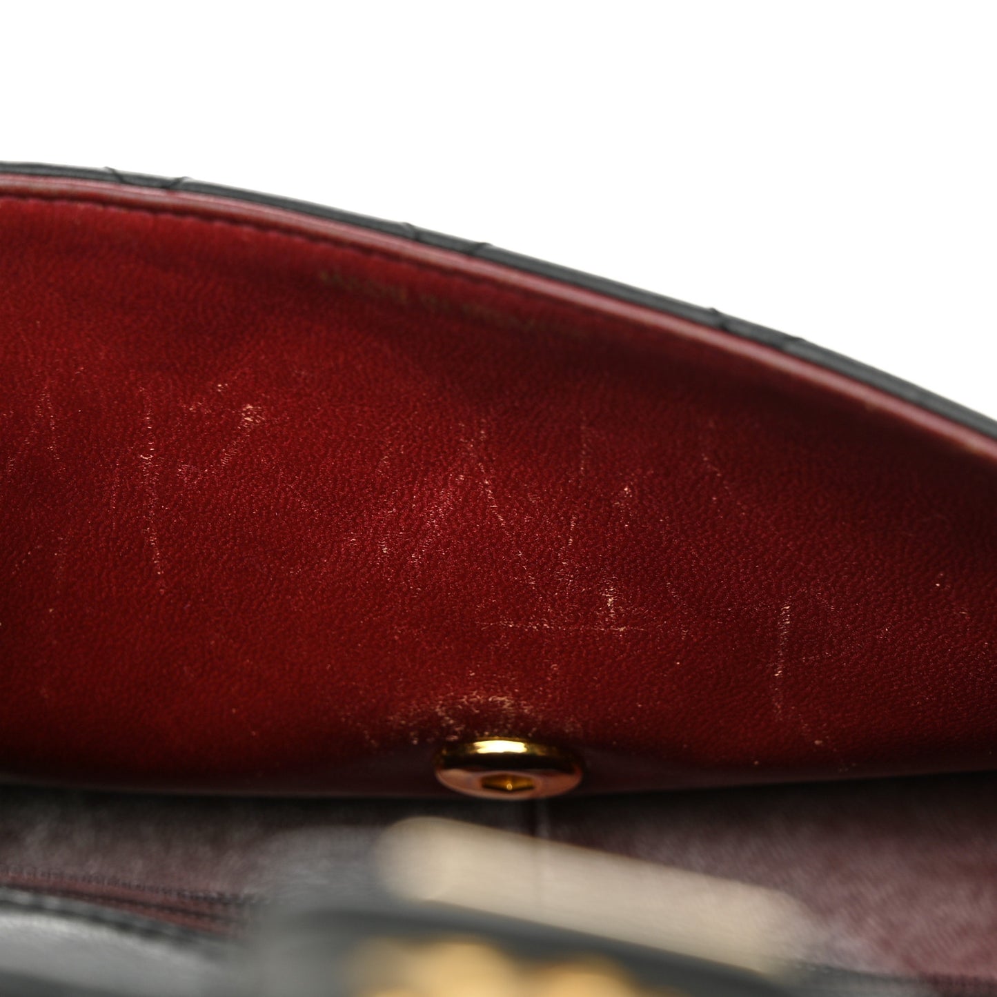 Lambskin Quilted Small Single Flap Black