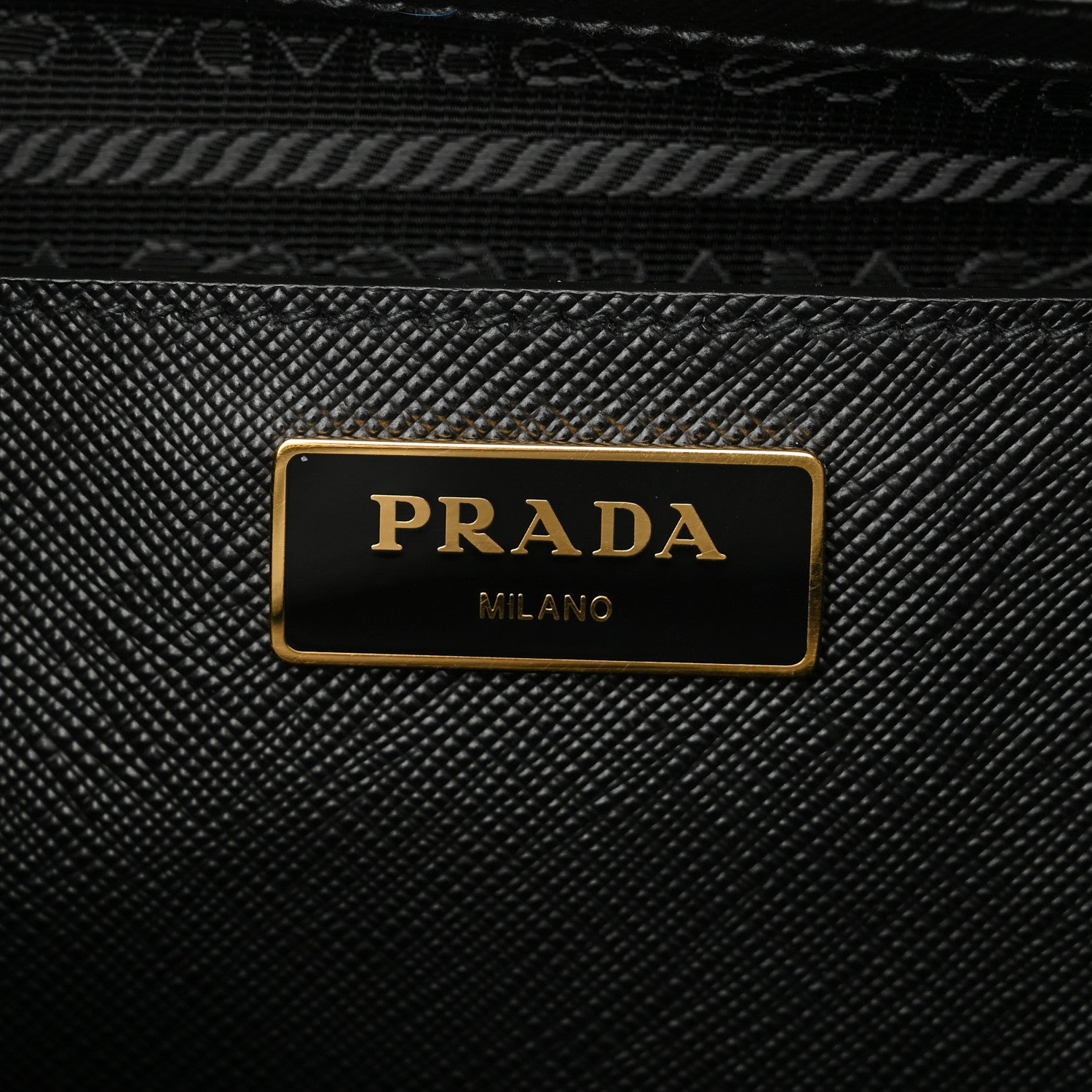 Prada Saffiano Lux Large Galleria Double Zip Tote Black 6 of 9