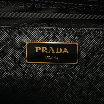 Prada Saffiano Lux Large Galleria Double Zip Tote Black 6 of 9