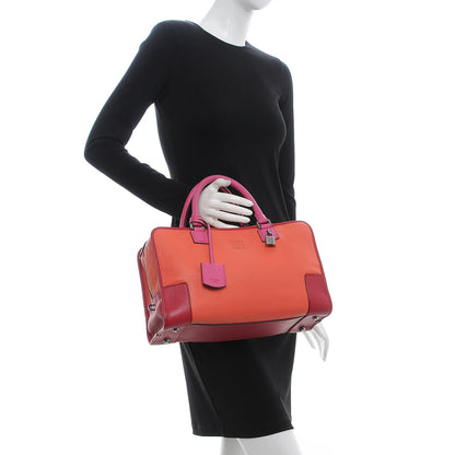 Loewe Goatskin Amazona Tote Orange 2 of 7