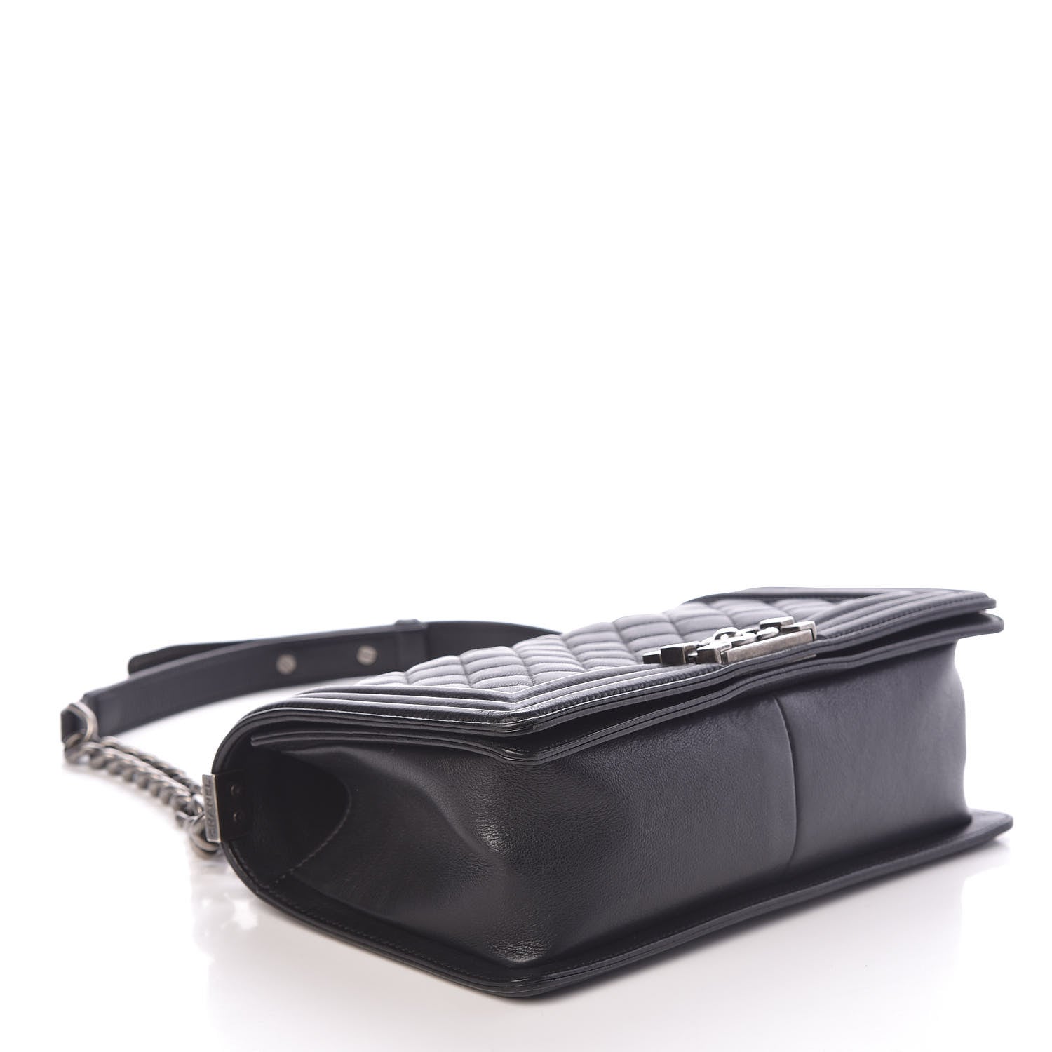 Chanel Calfskin Quilted Medium Boy Flap Black 4 of 9