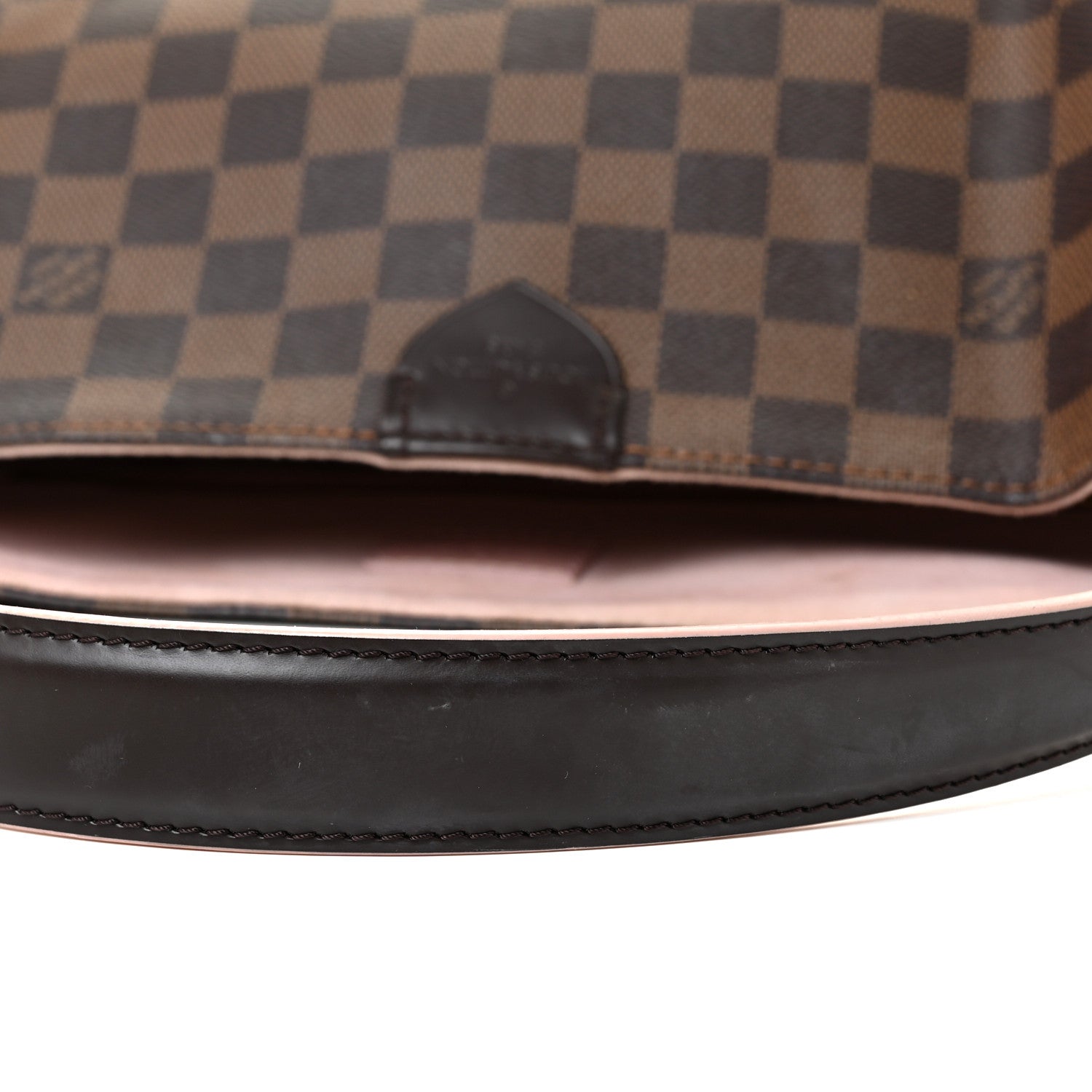 Louis Vuitton Damier Ebene Caissa Hobo Rose Ballerine 18 of 20