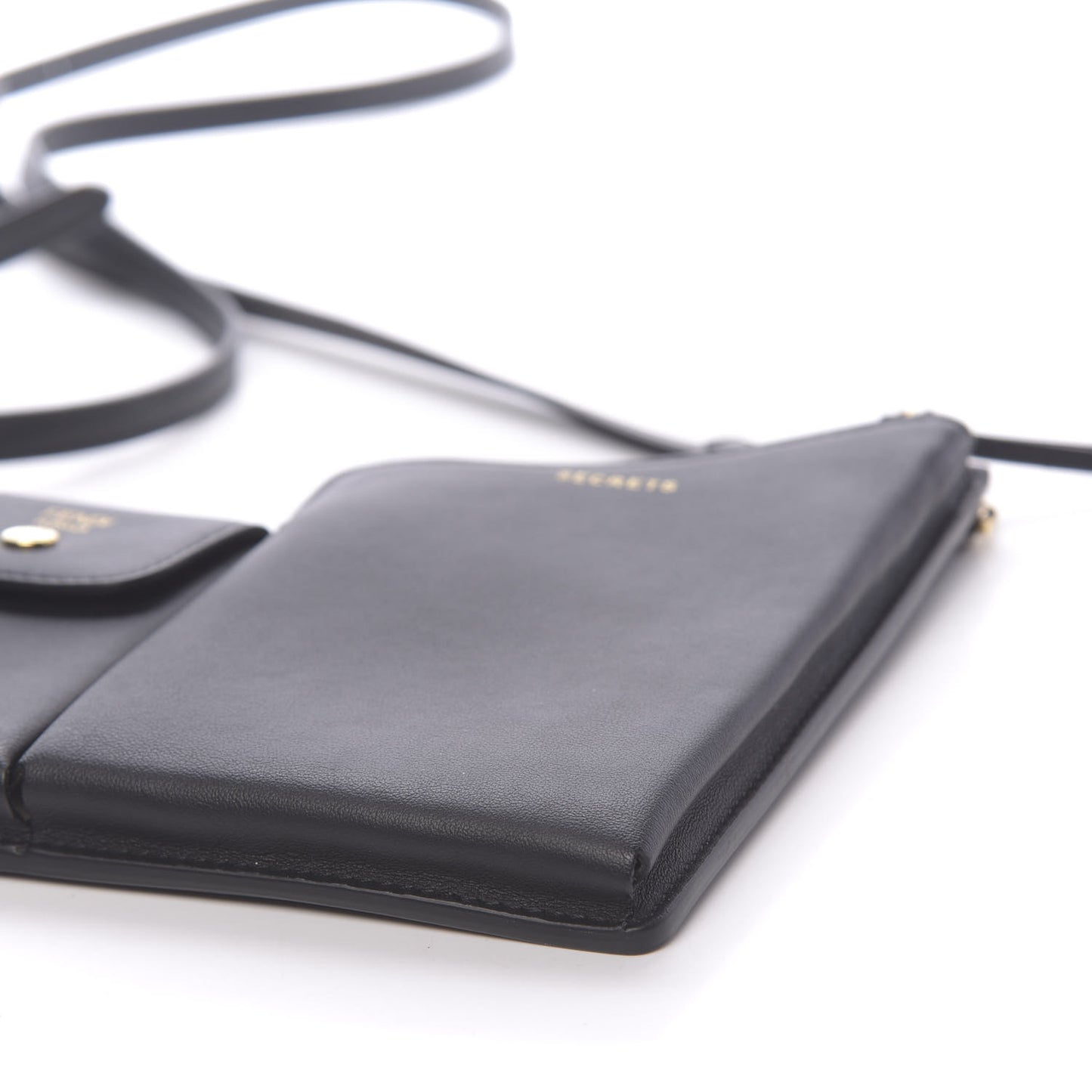 Vitello Grace 3 Pocket Mini Crossbody Bag Matte Black