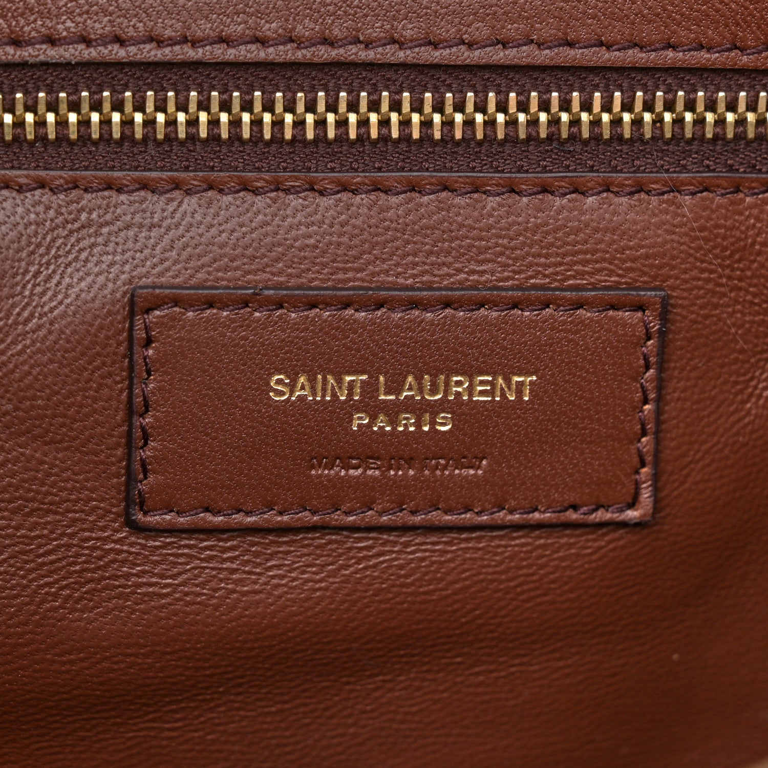 Saint Laurent Raffia Monogram Tassel Kate 99 Dark Nude 5 of 11