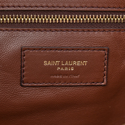 Saint Laurent Raffia Monogram Tassel Kate 99 Dark Nude 5 of 11