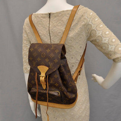 Louis Vuitton Monogram Montsouris MM Backpack 2 of 7