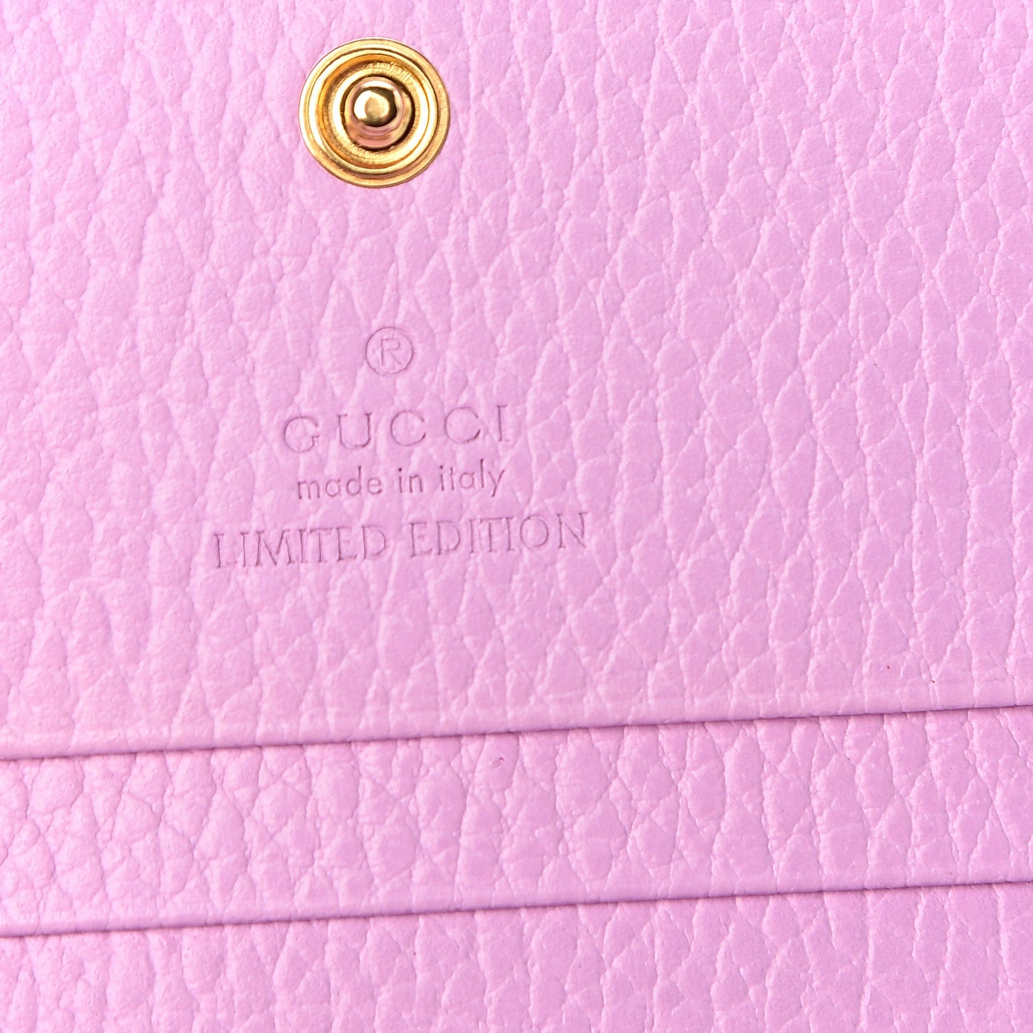 Dollar Calfskin Bosco Card Case Wallet Malva