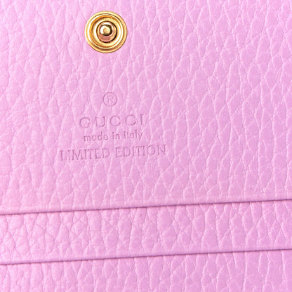 Gucci Dollar Calfskin Bosco Card Case Wallet Malva 6 of 12