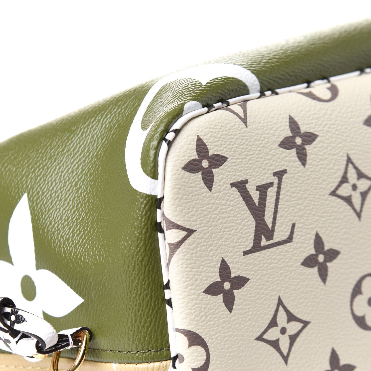 Louis Vuitton Monogram Giant Neverfull MM Kaki 11 of 15