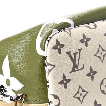 Louis Vuitton Monogram Giant Neverfull MM Kaki 11 of 15