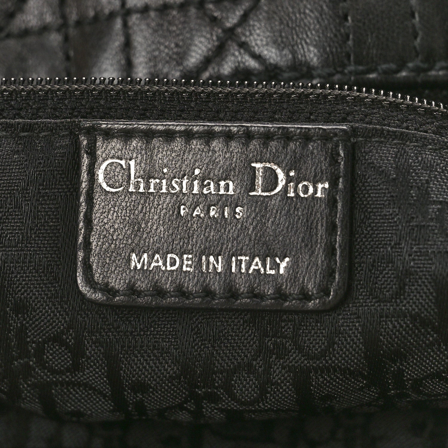 Christian Dior Lambskin Cannage Large Soft Lady Dior Shopping Tote Black 6 of 14