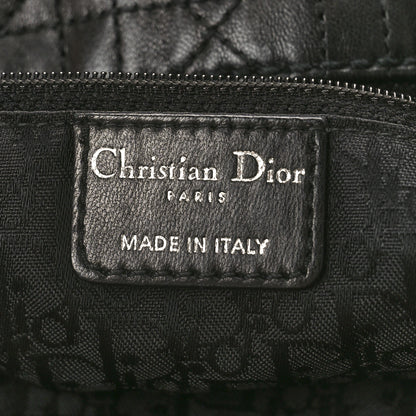 Christian Dior Lambskin Cannage Large Soft Lady Dior Shopping Tote Black 6 of 14