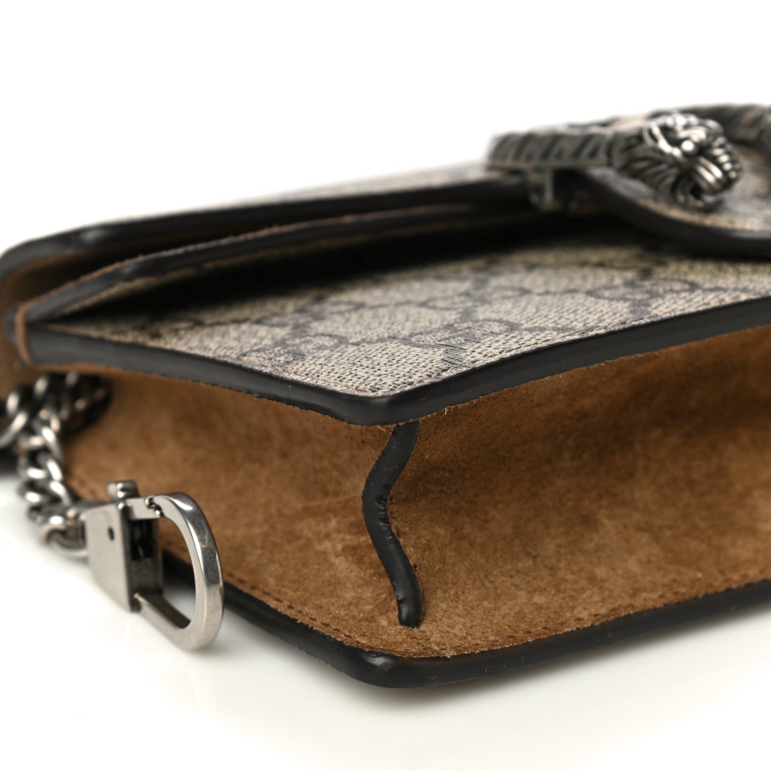 Gucci GG Supreme Monogram Super Mini Dionysus Shoulder Bag Taupe 7 of 15