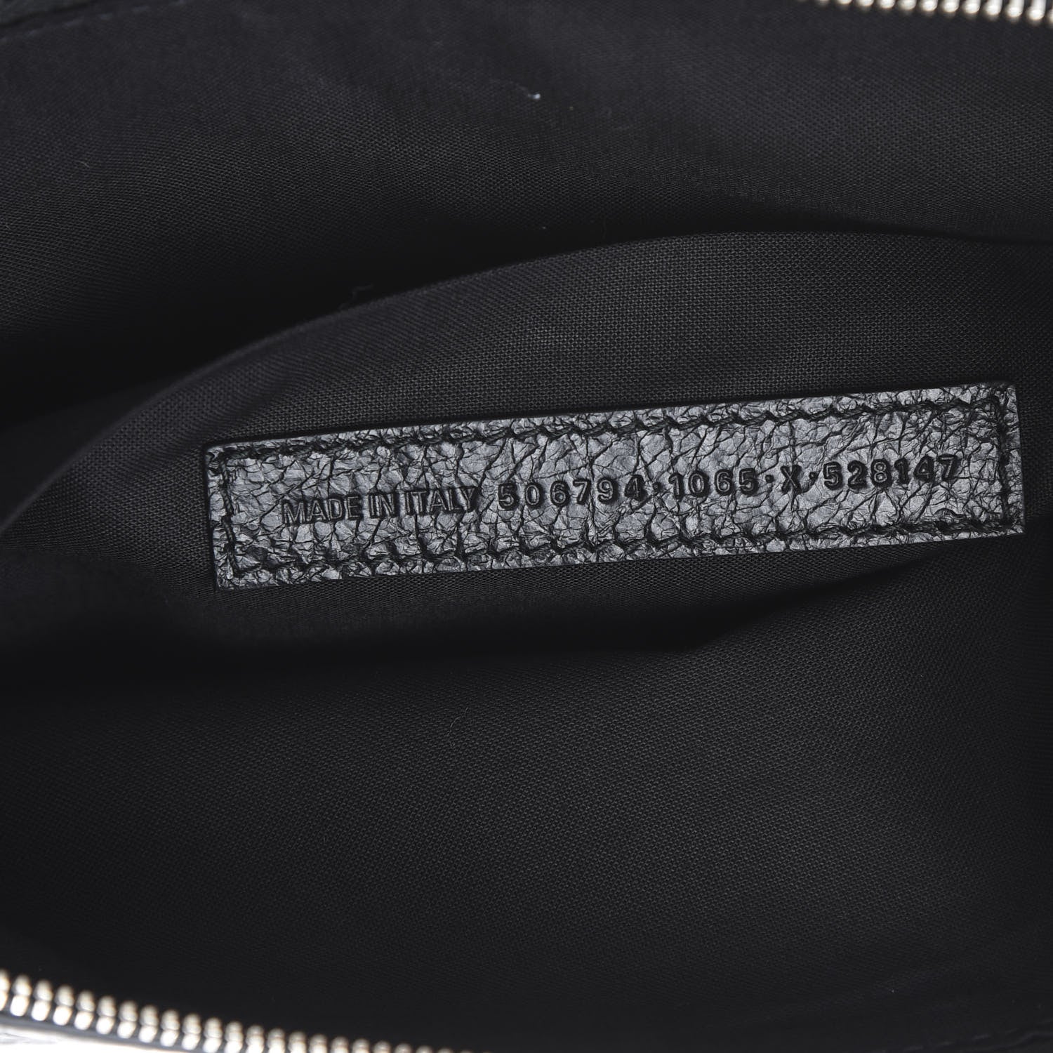 Balenciaga Lambskin Supermarket I Love Techno Pouch Black 6 of 7